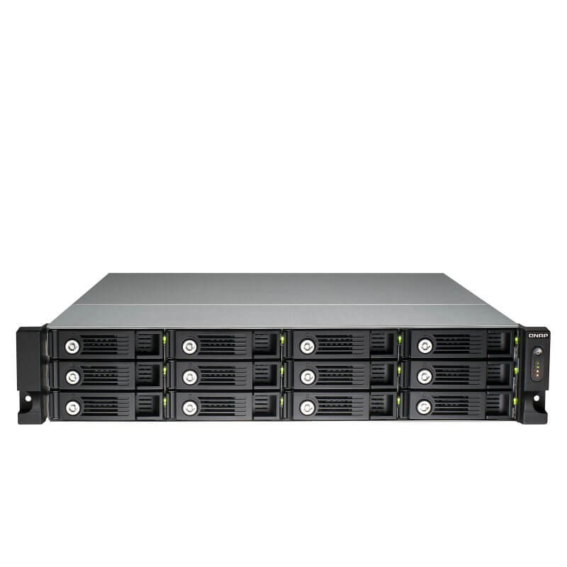 Network Attached Storage (NAS) QNAP TVS-1271U-RP-i3-8G, 12 x 3.5 inci Bay Network Attached Storage (NAS) QNAP TVS-1271U-RP-i3-8G, 12 x 3.5 inci Bay