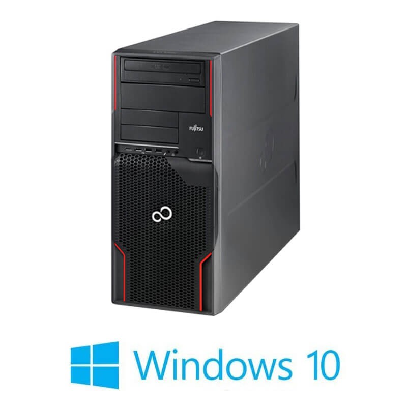 Workstation Fujitsu CELSIUS W510, Intel i3-2100, 500GB HDD, Win 10 Home