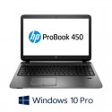 Laptopuri HP ProBook 450 G2, i7-5500U, 8GB DDR3, 15.6 inci, Webcam, Win 10 Pro