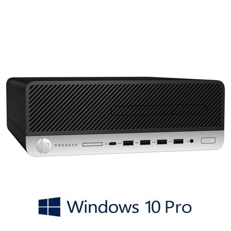 Calculatoare HP ProDesk 600 G3 SFF, Quad Core i7-6700, 240GB SSD, Win 10 Pro