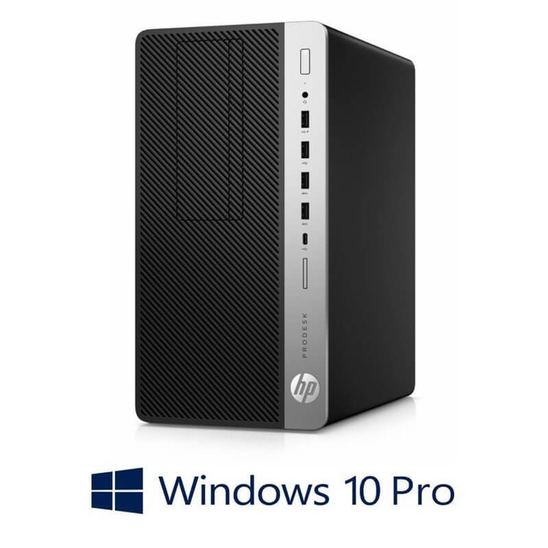 Calculatoare HP ProDesk 600 G3 MT, Quad Core i5-7500, 240GB SSD, Win 10 Pro