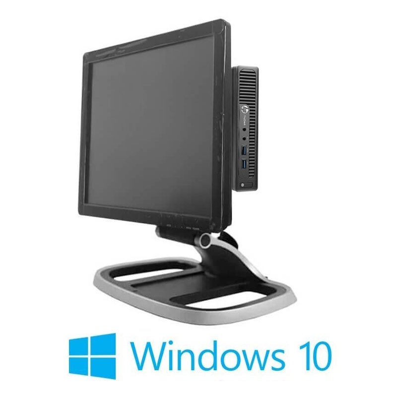 Sistem POS HP ProDesk 400 G2, Intel i5-6500T, SSD, Monitor NOU 17", Win 10 Home