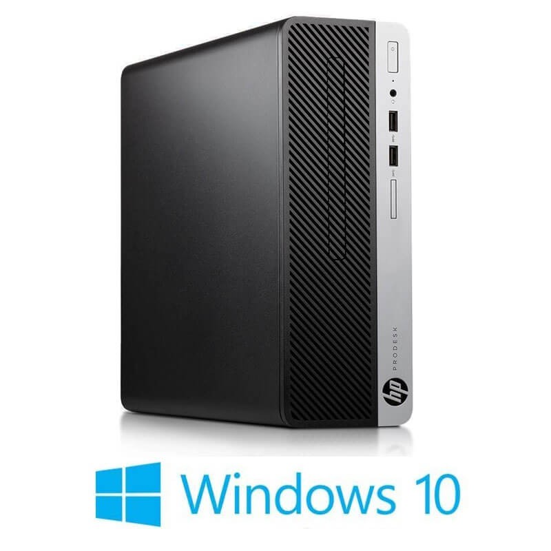 Calculatoare HP ProDesk 400 G4 SFF, Quad Core i7-7700K, 480GB SSD, Win 10 Home