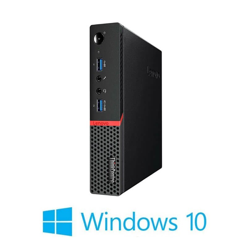 Mini PC Lenovo ThinkCentre M600, Intel Core N3000, 256GB SSD M.2, Win 10 Home