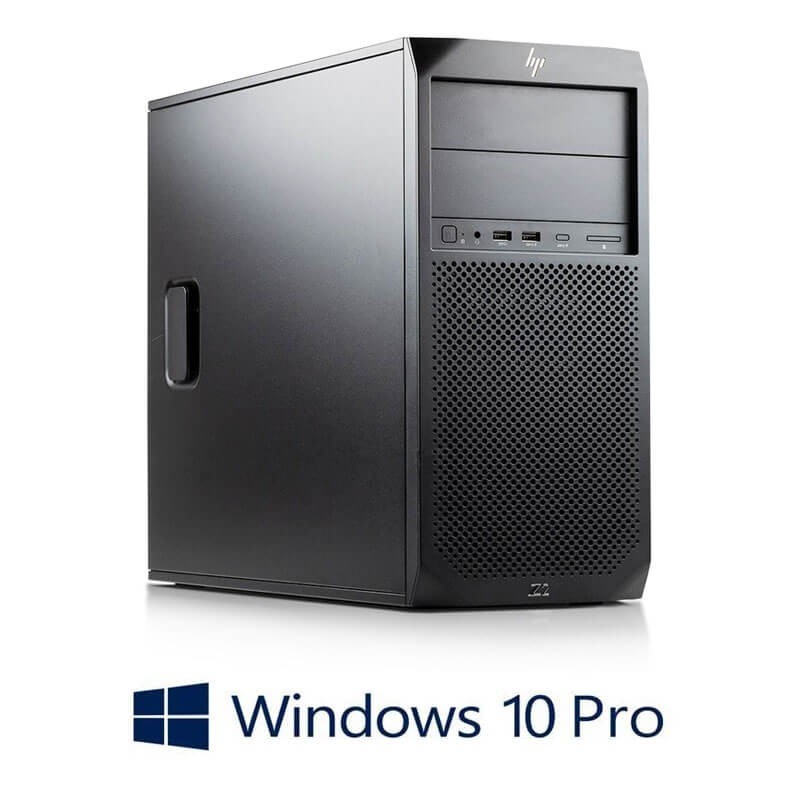 Workstation HP Z2 G4 Tower, Hexa Core i5-8500, 16GB DDR4, SSD, Win 10 Pro