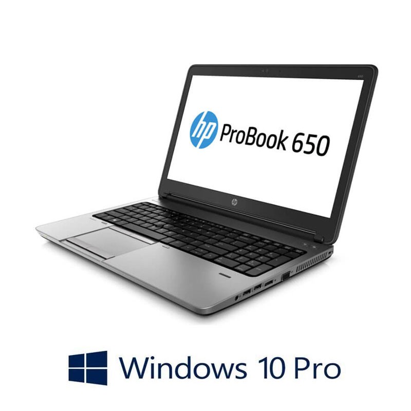Laptop HP ProBook 650 G1, i5-4200M, 8GB DDR3, Display NOU Full HD, Win 10 Pro