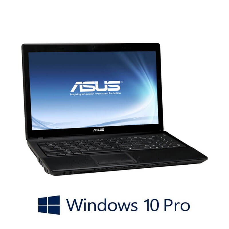 Laptopuri Asus X54C, Intel i3-2310M, 250GB SSD, 15.6 inci, Webcam, Win 10 Pro