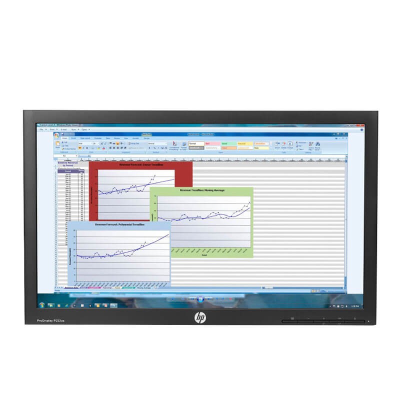 Monitoare LED SH HP ProDisplay P222va, 21.5 inci Full HD, Grad B
