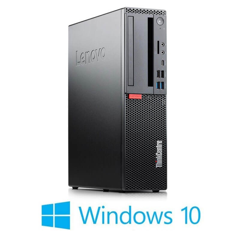 Calculatoare Lenovo M920s SFF, Hexa Core i5-8500, 8GB DDR4, SSD, Win 10 Home