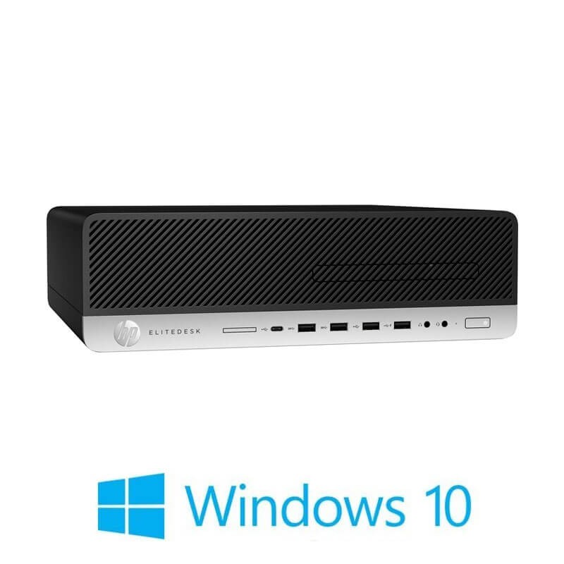 Calculator HP EliteDesk 800 G4 SFF, Hexa Core i5-8500, 16GB DDR4, SSD, Win 10 Home