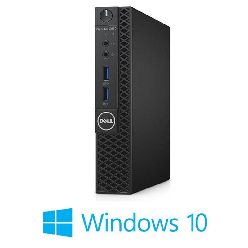 Mini PC Dell OptiPlex 3050, Quad Core i5-7400T, 8GB DDR4, 256GB SSD, Win 10 Home