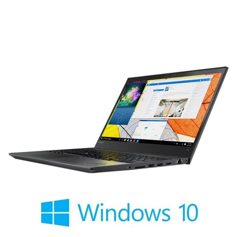 Laptop Touchscreen Lenovo T570, i7-7600U, SSD, Full HD IPS, 940MX 2GB, Win 10 Home