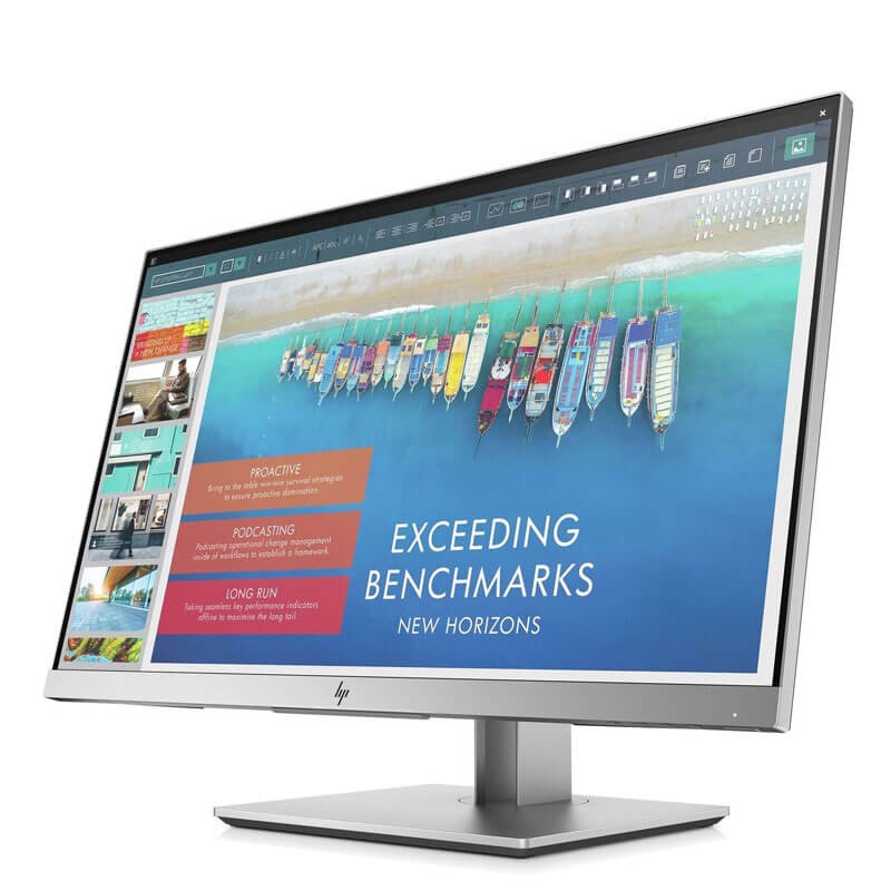 Monitoare LED HP EliteDisplay E243d, 24 inci Full HD, Panel IPS, Webcam