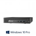 Mini PC HP EliteDesk 800 G2, Quad Core i5-6400T, 8GB, 256GB SSD, Win 10 Pro