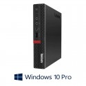 Mini PC Lenovo ThinkCentre M720q, Hexa Core i5-9400T, 16GB DDR4, Win 10 Pro