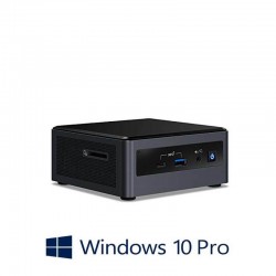 Mini PC Intel NUC NUC10i5FNH, Quad Core i5-10210U, 8GB, 256GB SSD, Win 10 Pro