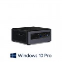 Mini PC Intel NUC NUC10i5FNH, Quad Core i5-10210U, 8GB, 256GB SSD, Win 10 Pro