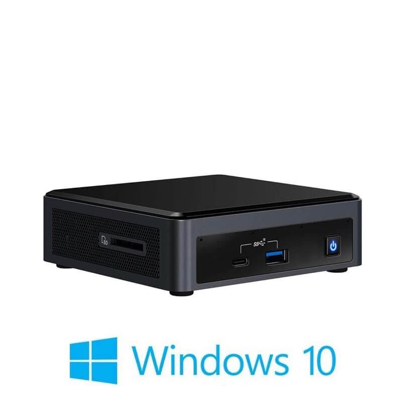 Mini PC Intel NUC NUC10i3FNK, Intel i3-10110U, 8GB DDR4, 256GB SSD