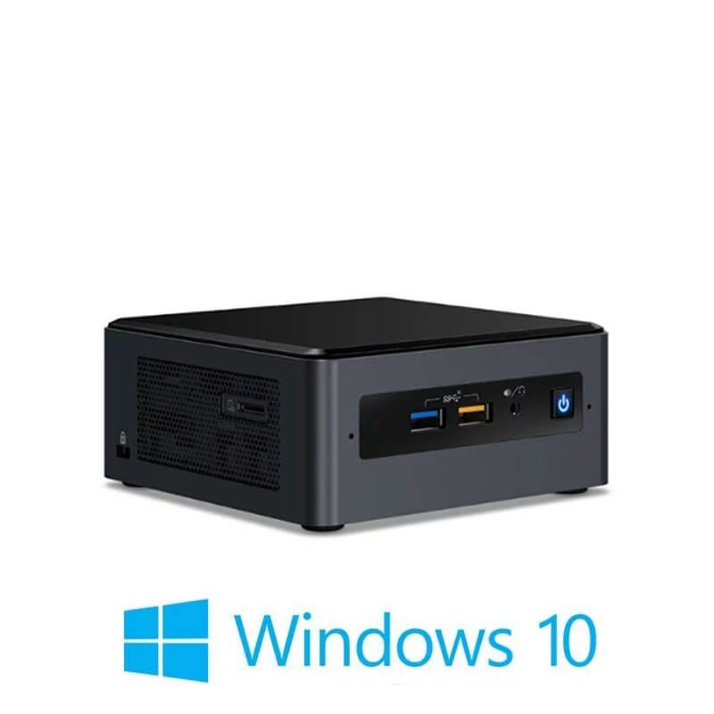 Mini PC Intel NUC NUC8i7BEH, Quad Core i7-8559U, 8GB, 256GB SSD, Win 10 Home