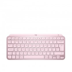Tastatura Iluminata Bluetooth Logitech MX KEYS Mini Roz, Layout: QWERTY US