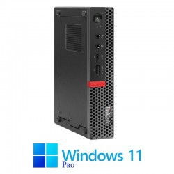 Mini PC Lenovo ThinkCentre M920q, Hexa Core i5-8500T, 256GB SSD, Win 11 Pro