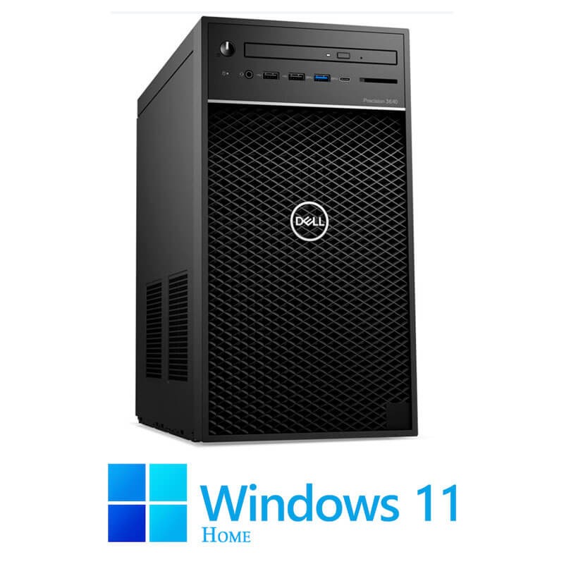 Workstation Dell Precision 3640 MT, i7-10700K, 64GB DDR4, 1TB SSD, Win 11 Home