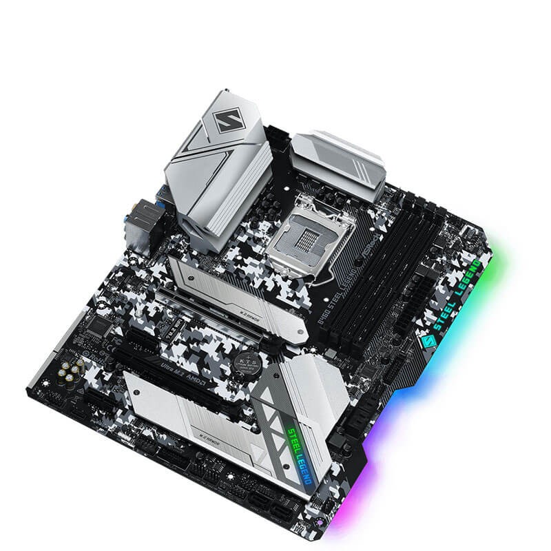 Placa de Baza ASRock B460 Steel Legend, Socket LGA 1200 generatia 10 + Cooler