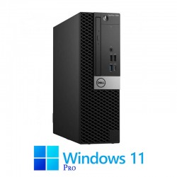 Calculator Dell OptiPlex 7060 SFF, Hexa Core i5-8400, 16GB, 256GB NVMe, Win 11 Pro