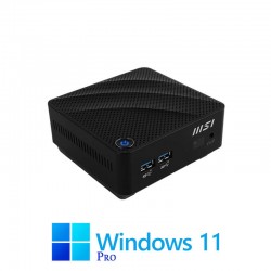 Mini PC MSI Cubi 80A1, Dual Core N4500, 8GB DDR4, 128GB SSD M.2, Win 11 Pro