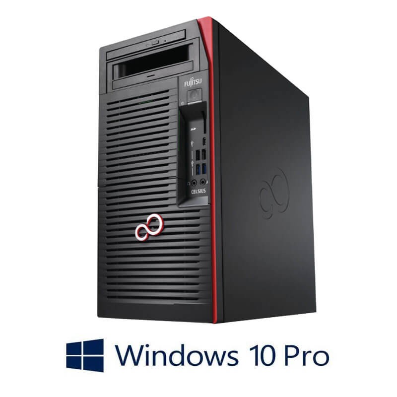 Windowsデスクトップ PC Windows 11 Pro Fujitsu Celsius Workstation Fujitsu CELSIUS W570, i5-6500, 16GB DDR4, 512GB SSD