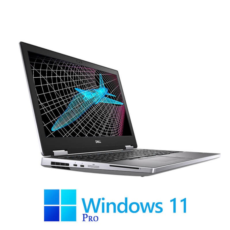 Laptop Dell Precision 7540, Hexa Core i7-9850H, 32GB DDR4, RTX 3000, Win 11 Pro