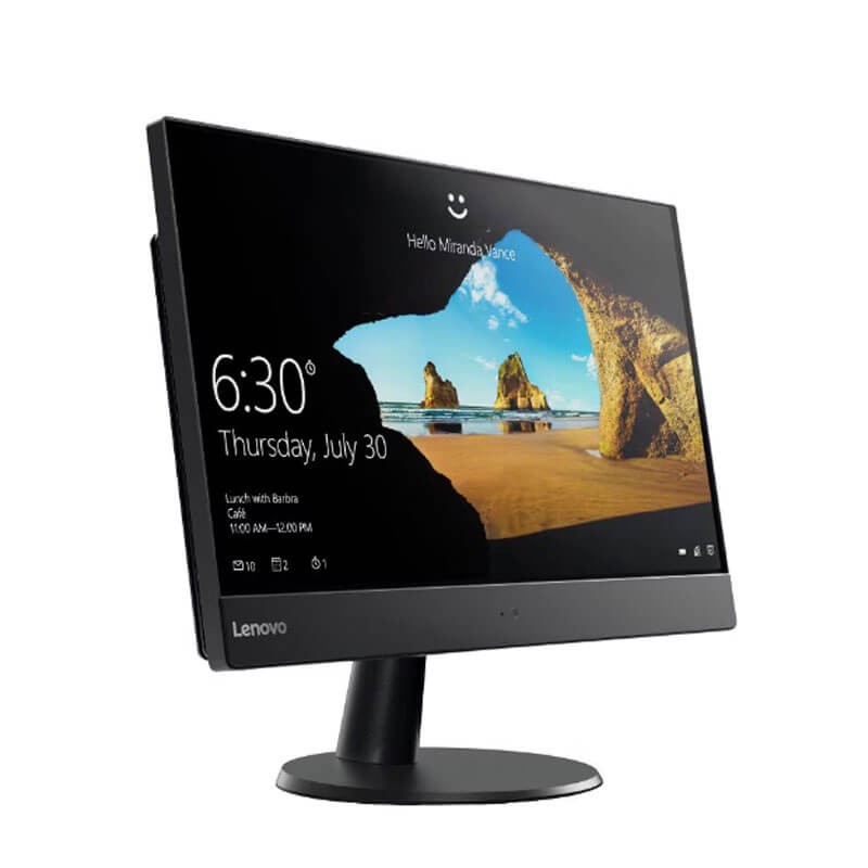 All-in-One SH Lenovo M510z, Quad Core i5-7400T, 256GB SSD, 23 inci Full HD, Grad B