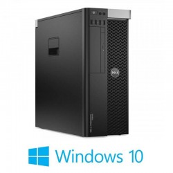 Workstation Dell Precision T3600, Hexa Core E5-2640, SSD, GeForce 605, Win 10 Home