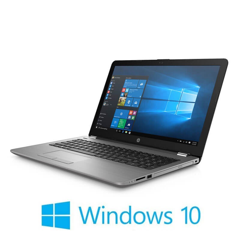 Laptopuri HP 250 G6, Intel i3-7020U, 8GB DDR4, 500GB SSD, 15.6 inci, Win 10 Home