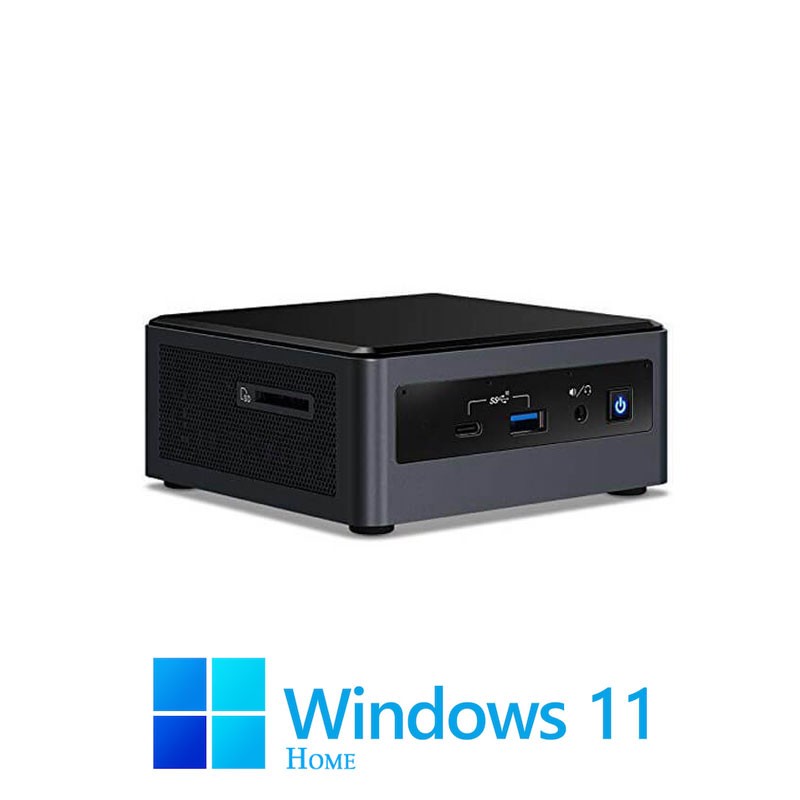 Mini PC Paradigit NUC10i5FNH, Quad Core i5-10210U, 16GB DDR4, SSD, Win 11 Home