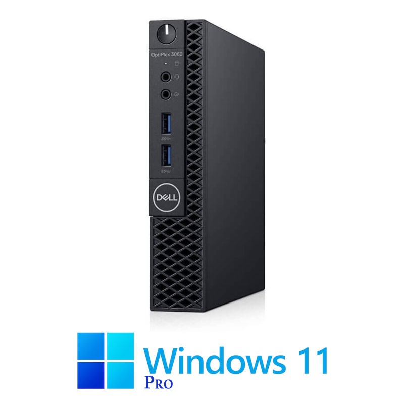 Mini PC Dell OptiPlex 3060, Hexa Core i5-8600, 16GB DDR4, 256GB