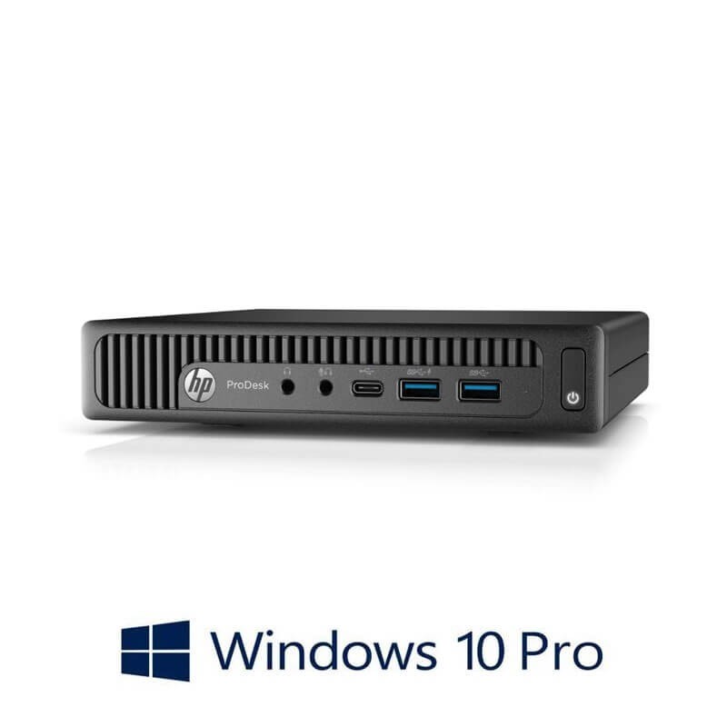 Mini PC HP ProDesk 600 G2, Quad Core i5-6500, 8GB DDR4, 128GB SSD, Win 10 Pro