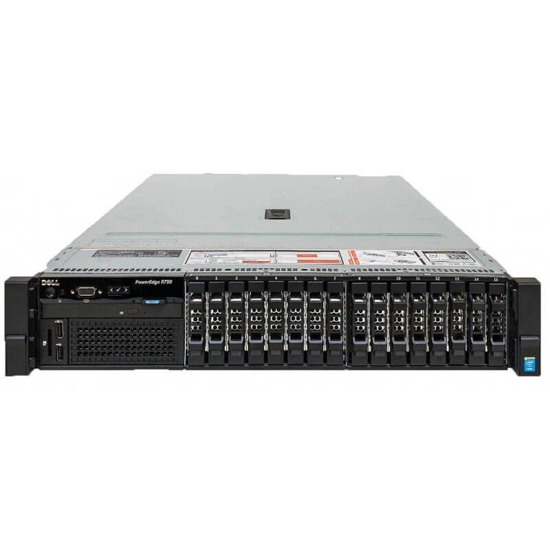 Servere Dell PowerEdge R730, 2 x E5-2680 v4 14-Core, 16 x 2.5" Bay - Configureaza pentru comanda