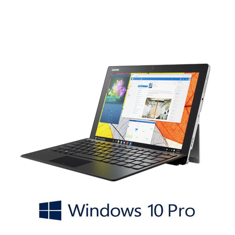 Laptop Touchscreen 2-in-1 Lenovo Miix 510, i5-7200U, 512GB SSD, FHD, Win 10 Pro