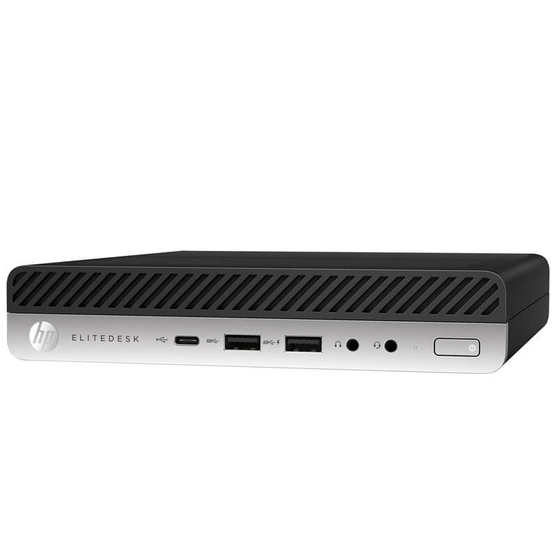 Mini PC SH HP EliteDesk 800 G3, Intel Quad Core i5-7500T, 16GB DDR4, 256GB SSD