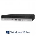 Mini PC HP EliteDesk 800 G3, Quad Core i5-7500T, 16GB DDR4, SSD, Win 10 Pro