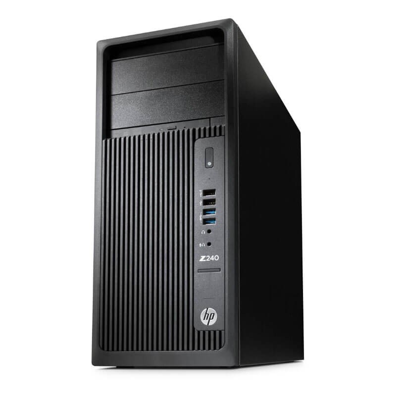 ②HP Z240 [XeonE3-1270 v5 8GB 500GB] Workstation SH HP Z240 Tower, Quad Core E3-1270 v6, 512GB SSD