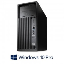 Workstation HP Z240 Tower, Quad Core E3-1270 v6, SSD, Quadro P400, Win 10 Pro