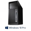 Workstation HP Z240 Tower, Quad Core E3-1270 v6, SSD, Quadro P400, Win 10 Pro