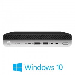 Mini PC HP EliteDesk 800 G3, Quad Core i5-6500, 8GB, 256GB SSD, Win 10 Home