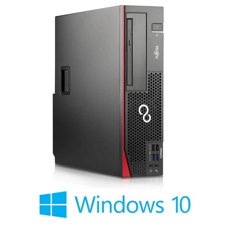 Calculatoare Refurbished Fujitsu ESPRIMO D757, Intel i5-6500, 128GB SSD, Win 10 Home