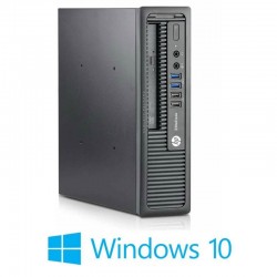 Calculatoare HP EliteDesk 800 G1 USDT, Quad Core i7-4790S, SSD, Win 11 Home