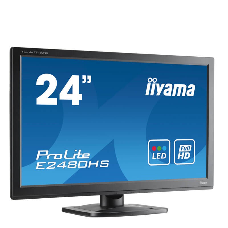 Monitoare LED Iiyama ProLite E2480HS-B1, 24 inci Full HD