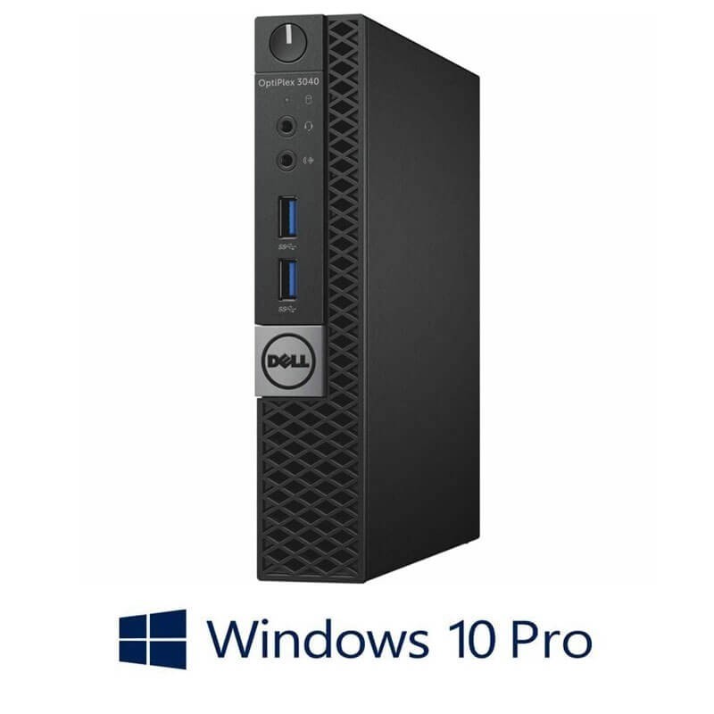 Mini PC Dell OptiPlex 7040, Quad Core i5-6500T, 8GB, 256GB SSD, Win 10 Pro