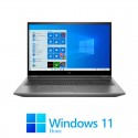 Laptop HP ZBook Fury 15 G7, Hexa Core i7-10850H, 32GB DDR4, SSD, Win 11 Home